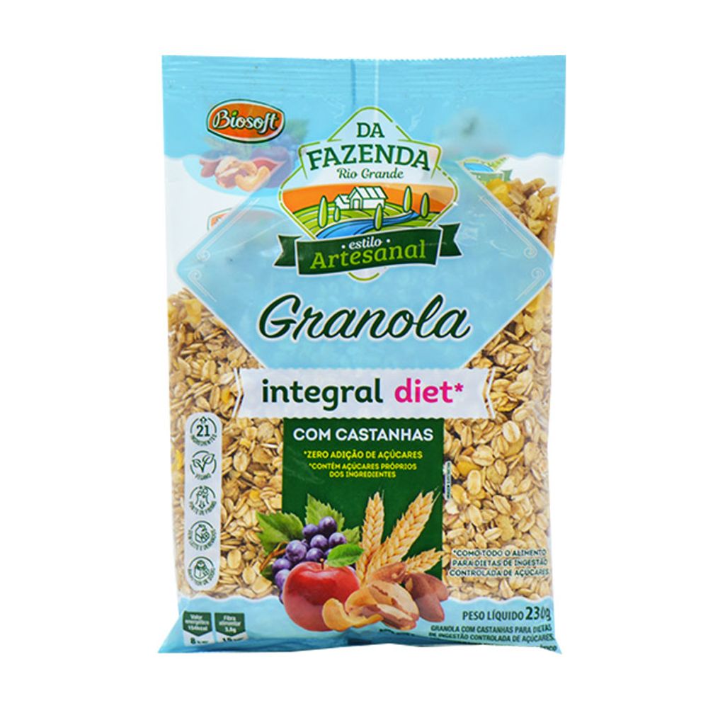 Granola Biosoft Diet 230g Azul Atacarejo