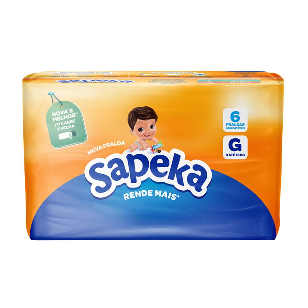 FRALDA-DESC-SAPEKA-REGULAR-GD-FIT-6UN