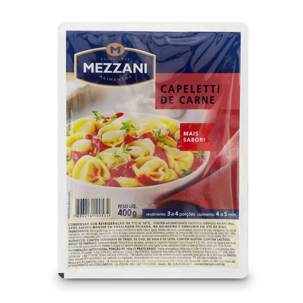 CAPELETTI-MEZZANI-CARNE-400G
