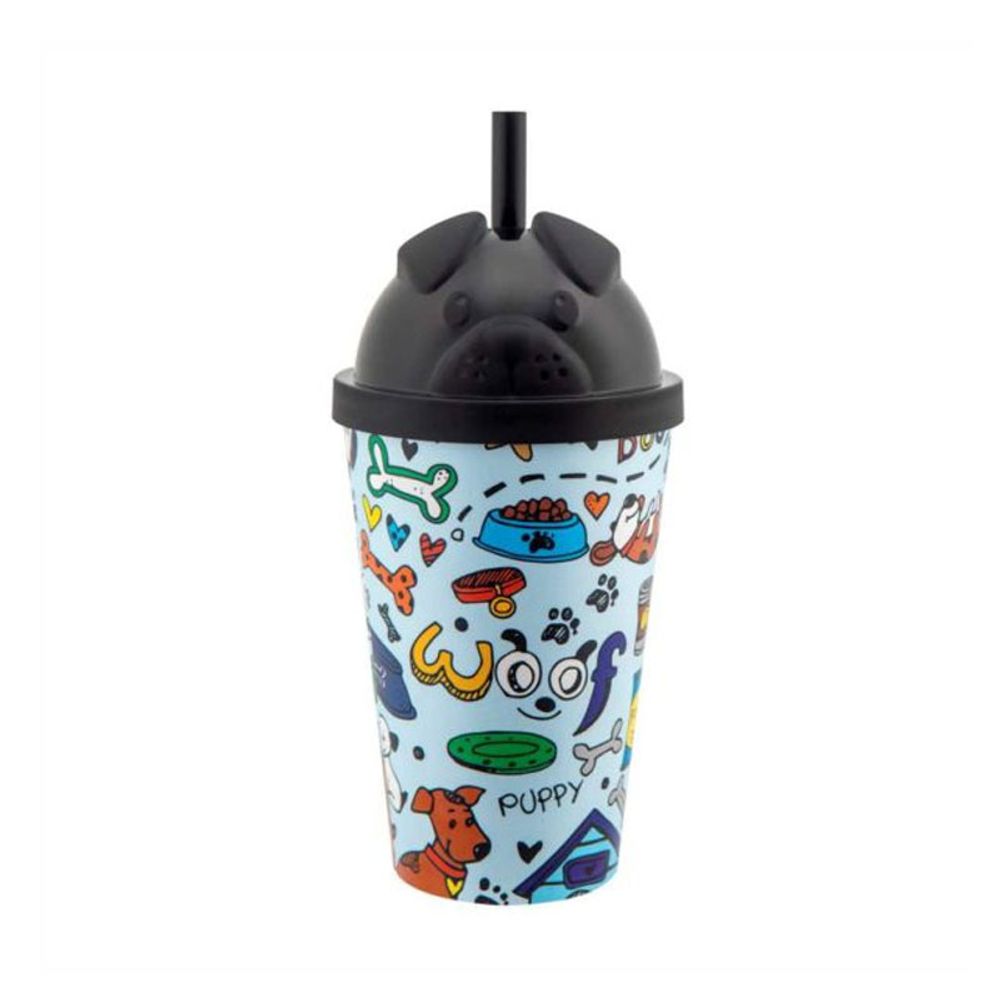 COPO-NEOPLAS-350ML-BABY-DOG-PRETO