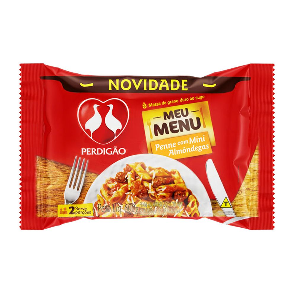 PENNE-AO-SUGO-PERDIGAO-C-ALMONDEGA-600G