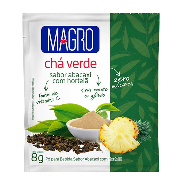 CHA-VERDE-PO-LOWCUCAR-MAGRO-ABAC-HORT-8G