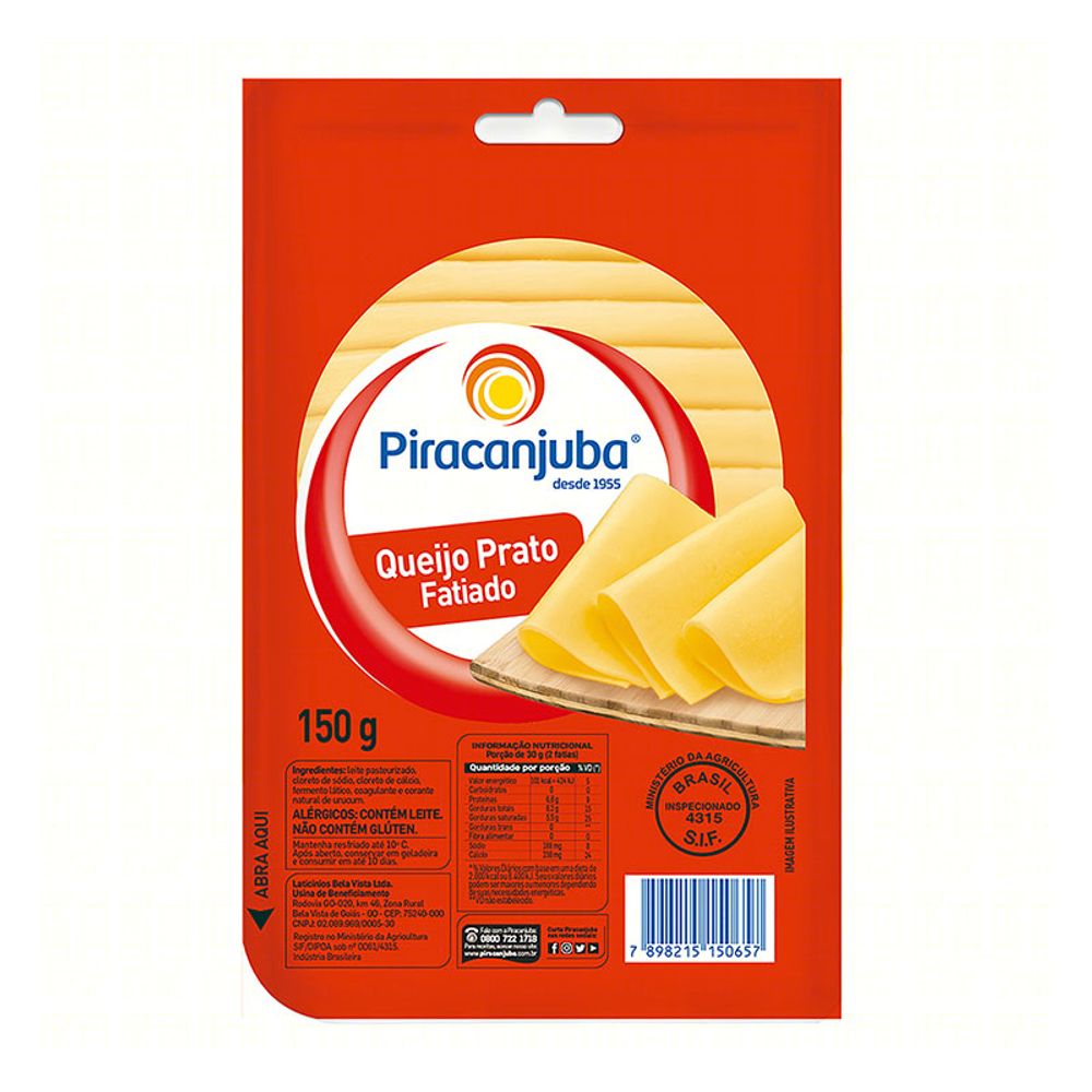 QUEIJO-PRATO-PIRACANJUBA-FAT-150G