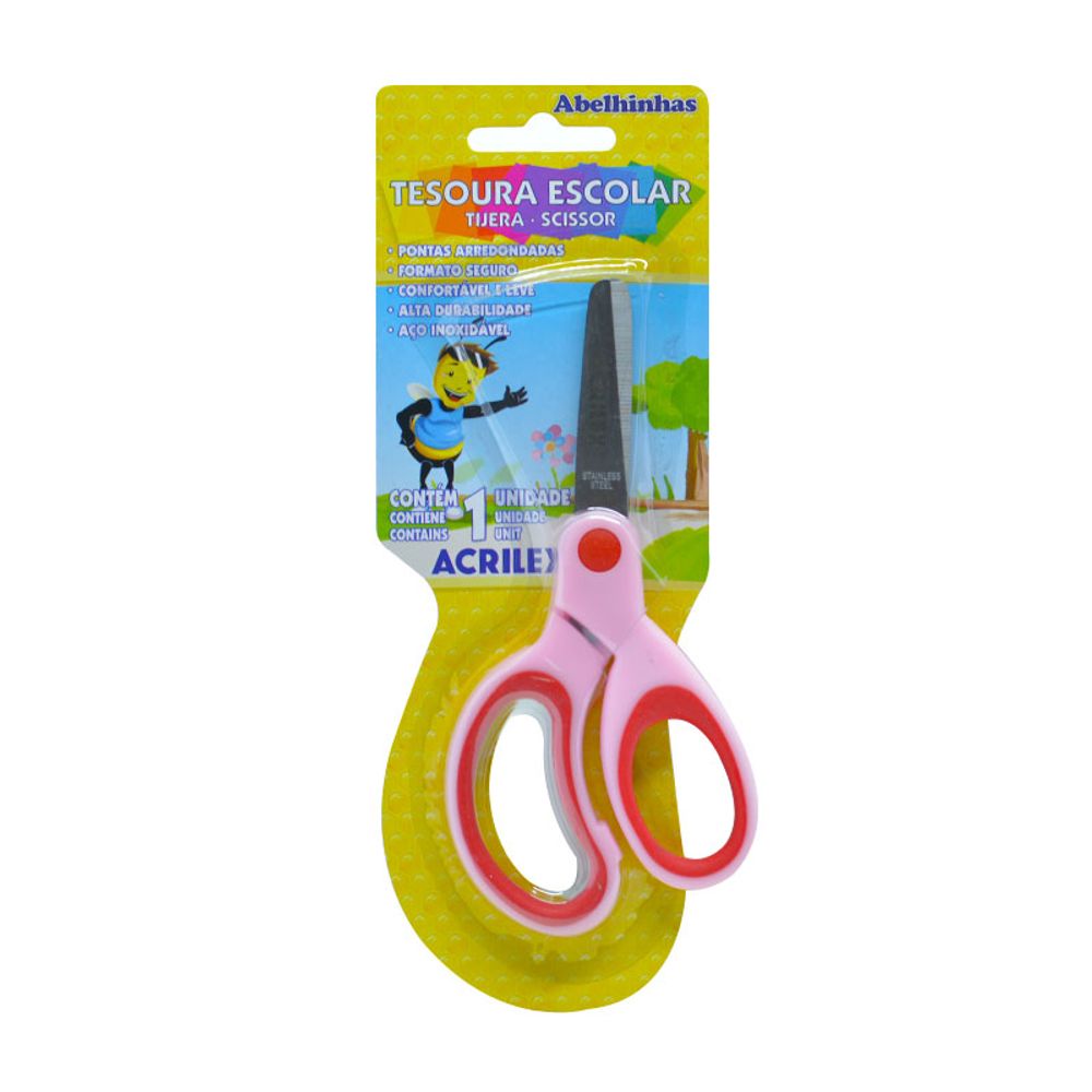 TESOURA-ESCOLAR-ACRILEX-BICOLOR