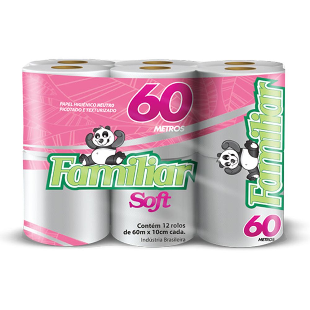 PAPEL-HIG-FAMILIAR-SOFT-60M-12RL