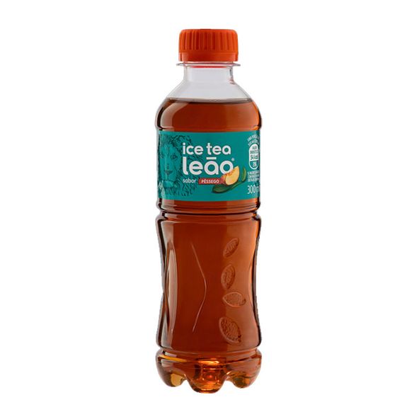 CHA-PRETO-ICE-TEA-PESSEGO-LEAO-GF-300ML