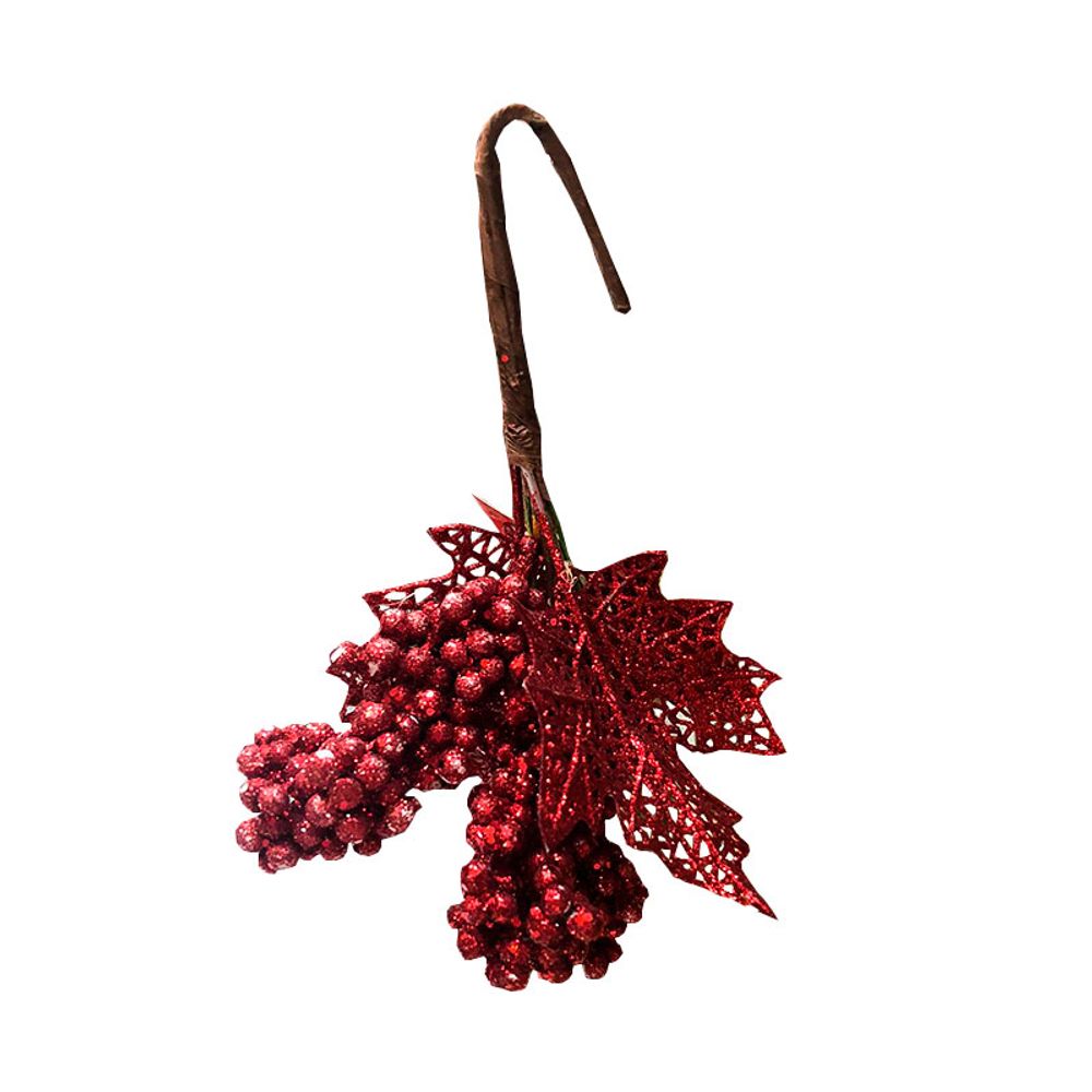 folhas-e-frutas-glitter-vermelho