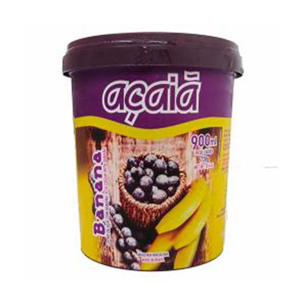 Creme de Açaí Canaã com Banana 900ml - Azul Atacarejo