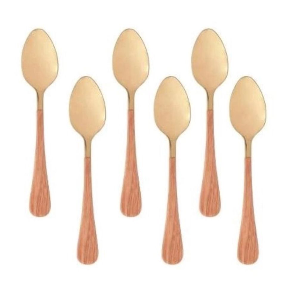 6-Colheres-Para-Sobremesa-Wolff-Amadeirado-Dourado