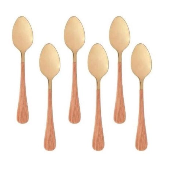 6-Colheres-Para-Sobremesa-Wolff-Amadeirado-Dourado