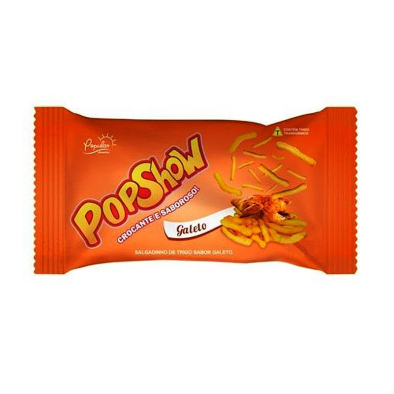 Salgadinho Popular Popshow Galeto 40g