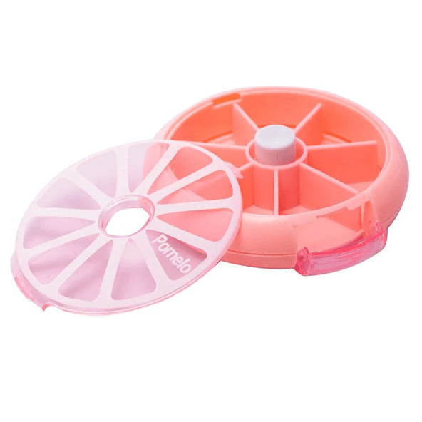 Porta-Comprimidos-Giratorio-de-Plastico-Rosa-9cm
