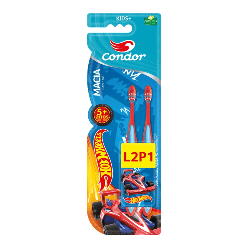 Escova-Dental-Infantil-Kids-Leve-2-Pague-1-Hot-Wheels-Macia-8270