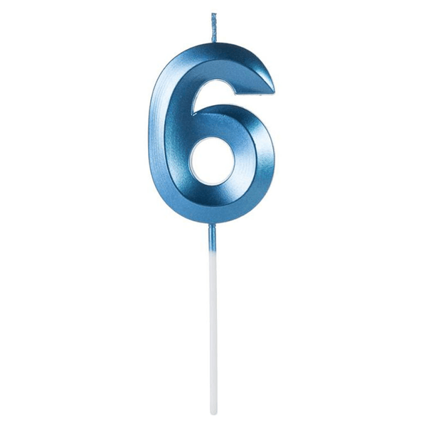 Vela-Silver-Design-Azul-Perolizada-Numero-6