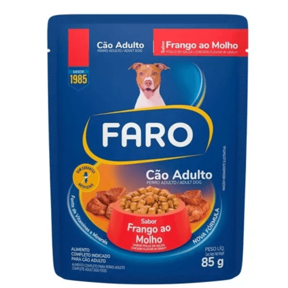 RacaoFaro-Caes-Adultos-Frango-ao-Molho-Sache-85