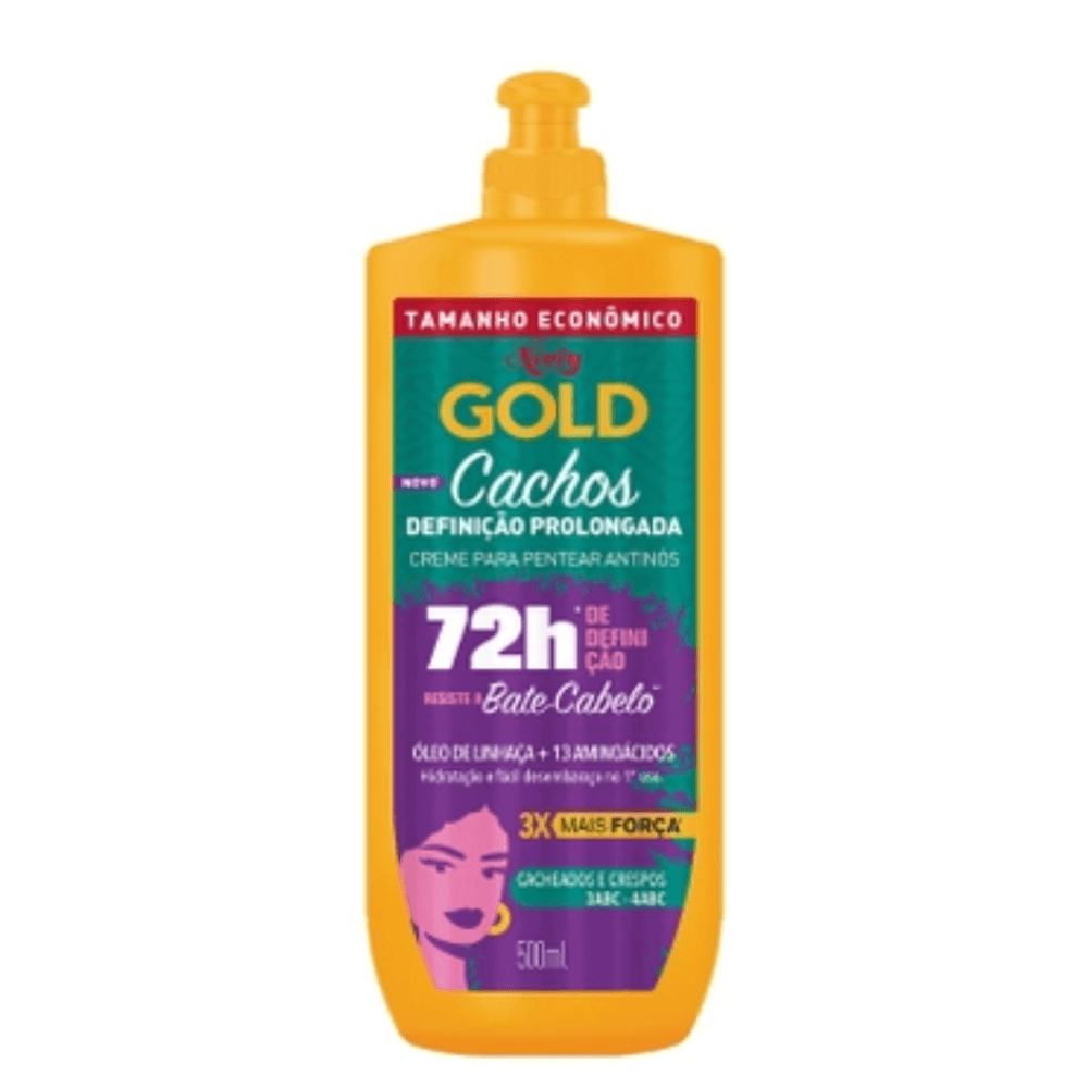 Creme-Pentear-Niely-Gold-Cachos-Definicao-Prolongada-500ml