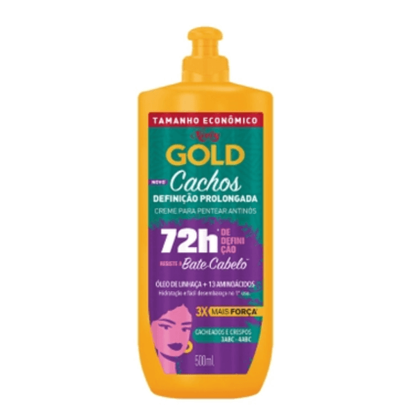 Creme-Pentear-Niely-Gold-Cachos-Definicao-Prolongada-500ml