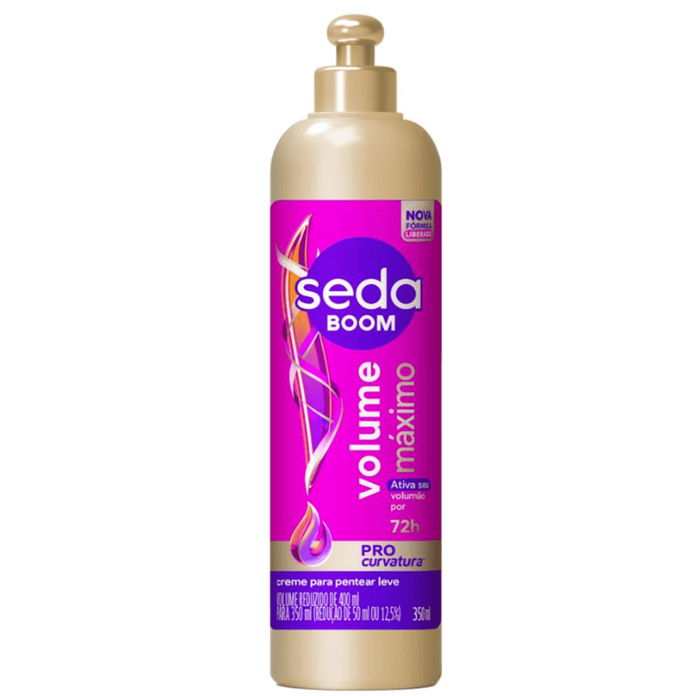 Creme-Para--Pentear-Seda-Boom-Volume-Maximo-350ml