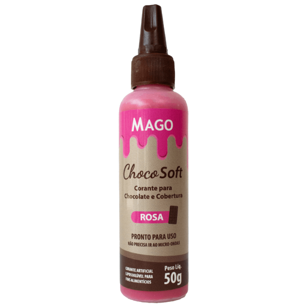 Corante-Mago-Choco-Soft-Rosa-50g
