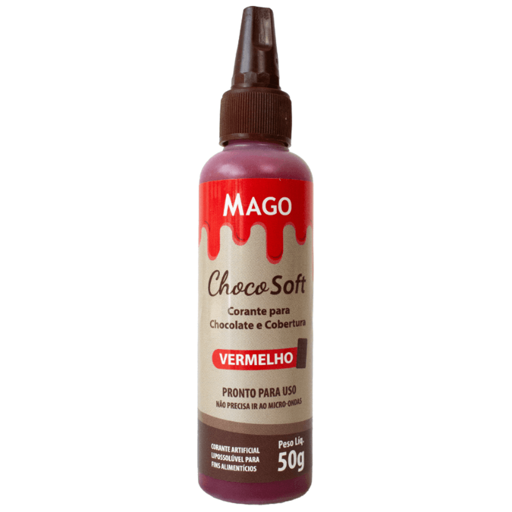 Corante-Mago-Choco-Soft-Vermelho-50g