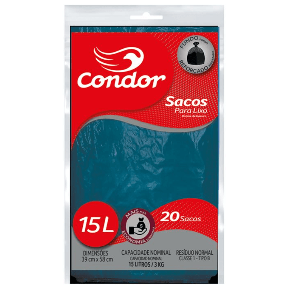 Saco-Para-Lixo-1464-Candor-15l-20un