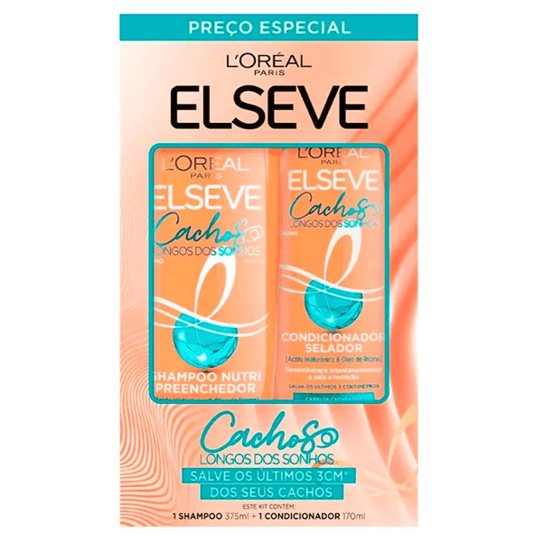 Shampoo-375ml---Condicionador-170ml-Elseve-Cachos-Sonhos