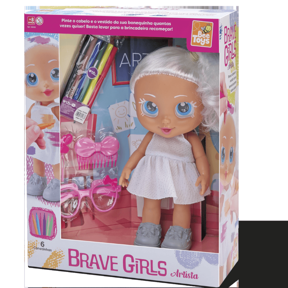 Boneca-Bee-Toys-Brave-Girls-Artista