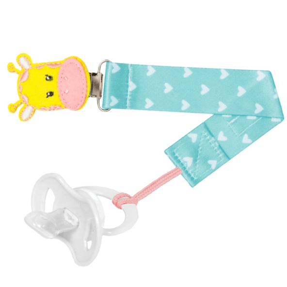 Prendedor-de-Chupeta-Animal-Fun-Girafa