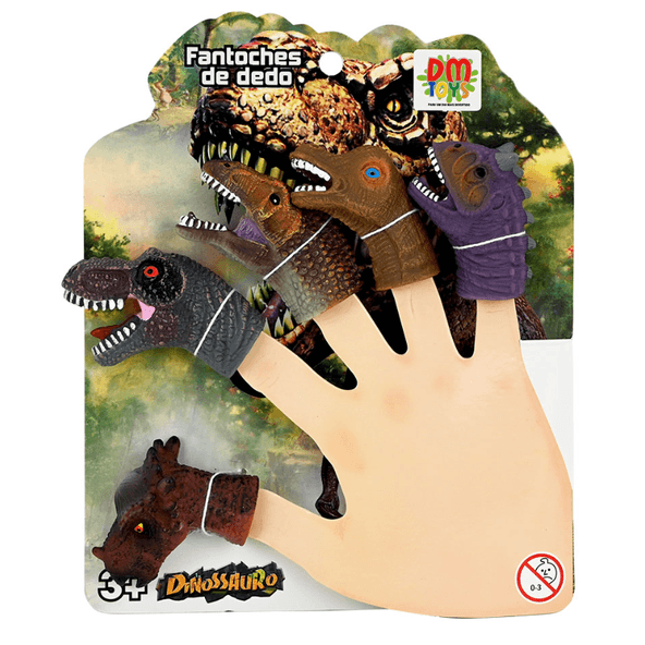 Fantoches-de-Dedo-Kit-com-5-Dinossauro