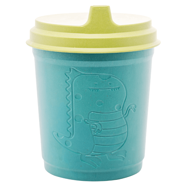 Copo-de-Bambu-com-Tampa-Baby-Dino-Verde-450ml