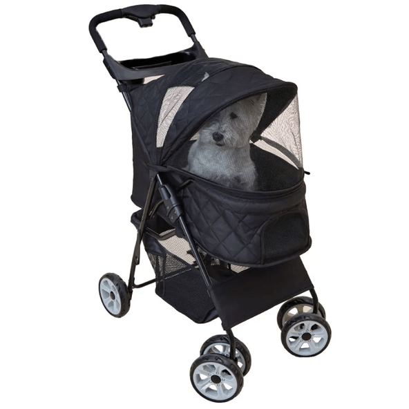 Carrinho-de-Passeio-Para-pet-Preto