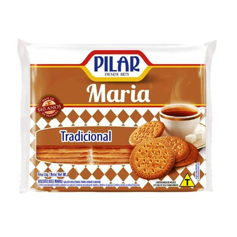 Biscoito Maria Pilar Tradicional 307g