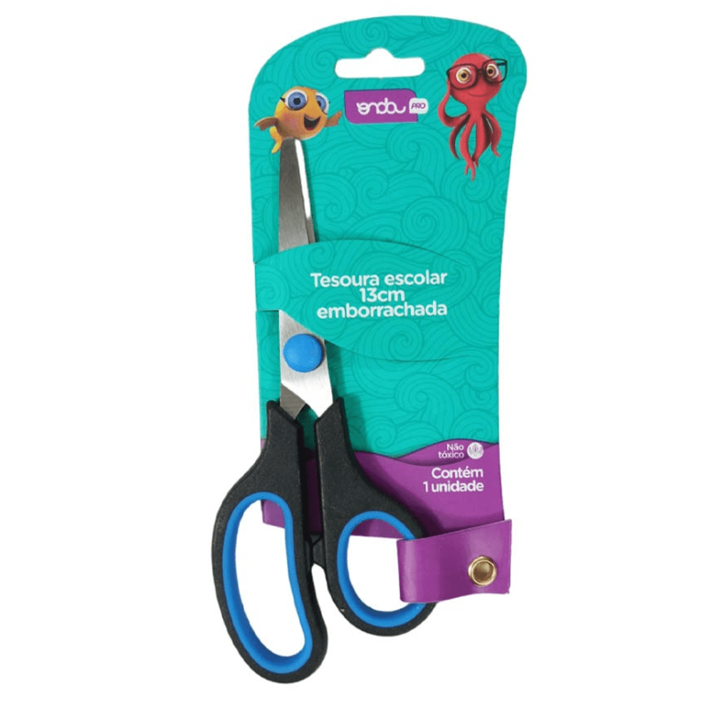 Tesoura-Escolar-Inox-Soft-Cabo-Emborrachado-13cm