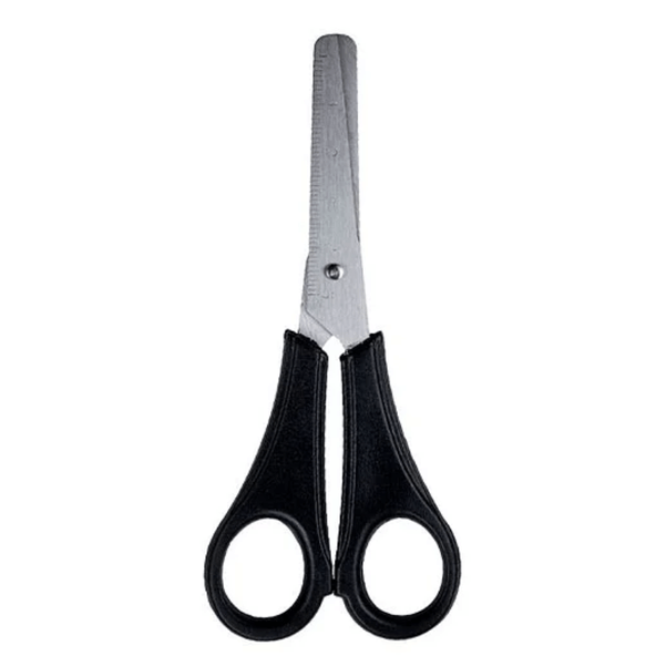 Tesoura-escolar-preta-13cm