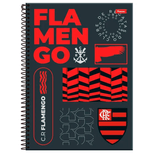 Caderno-Universitario-Capa-Dura-Flamengo-12-Materias-192-folhas-Foroni